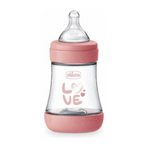Mamadera Chicco Perfect5 150ml 0m+ Flujo Lento Color Rosa